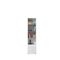 BÜCHERREGAL GALIA 45x40x190 cm, Regal Weiß - Weiß, Holzwerkstoff (45/190/40cm) - MASSENO