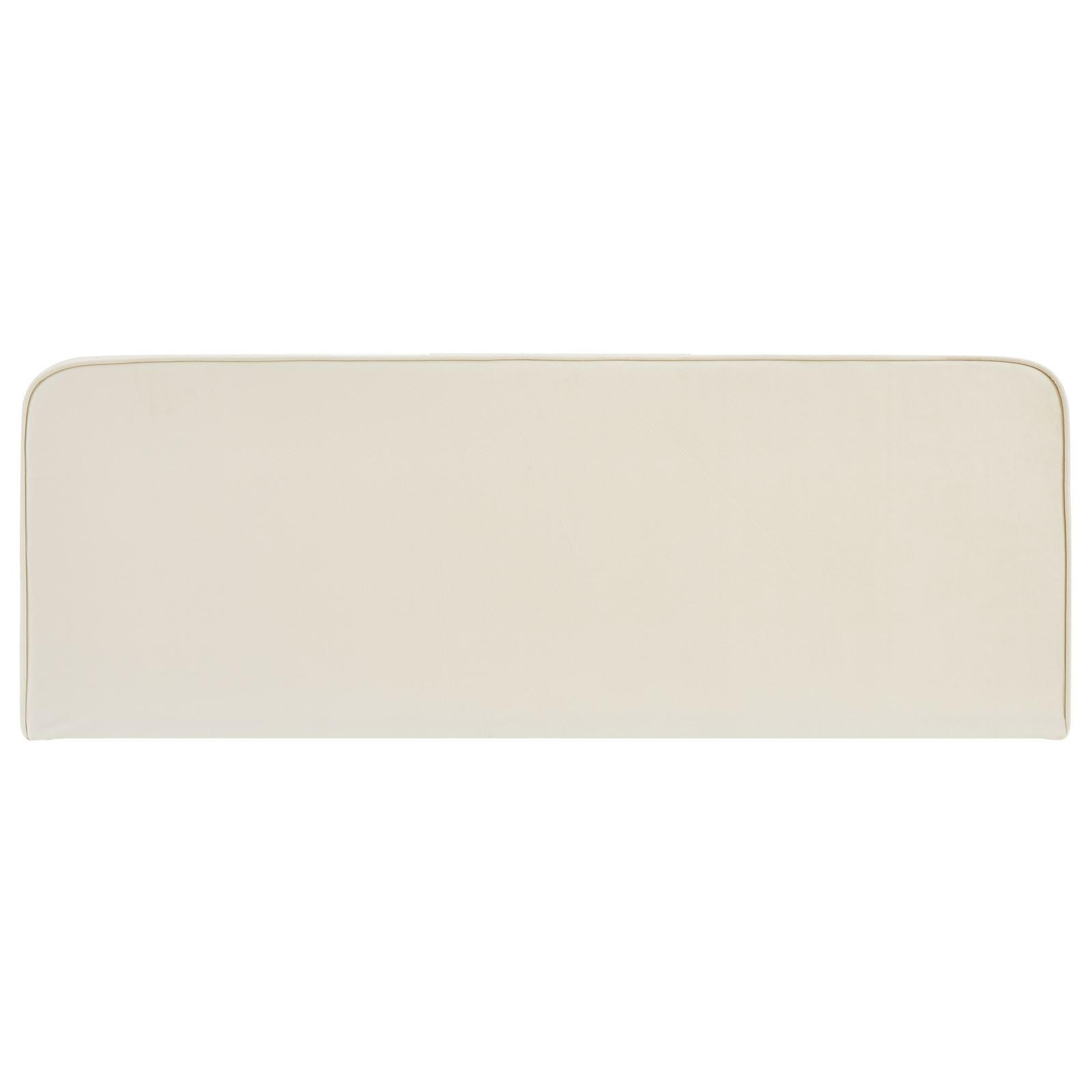 KOPFTEIL NOVARE 160X190 CM - Creme, Textil (160/58/6cm) - IDIMEX