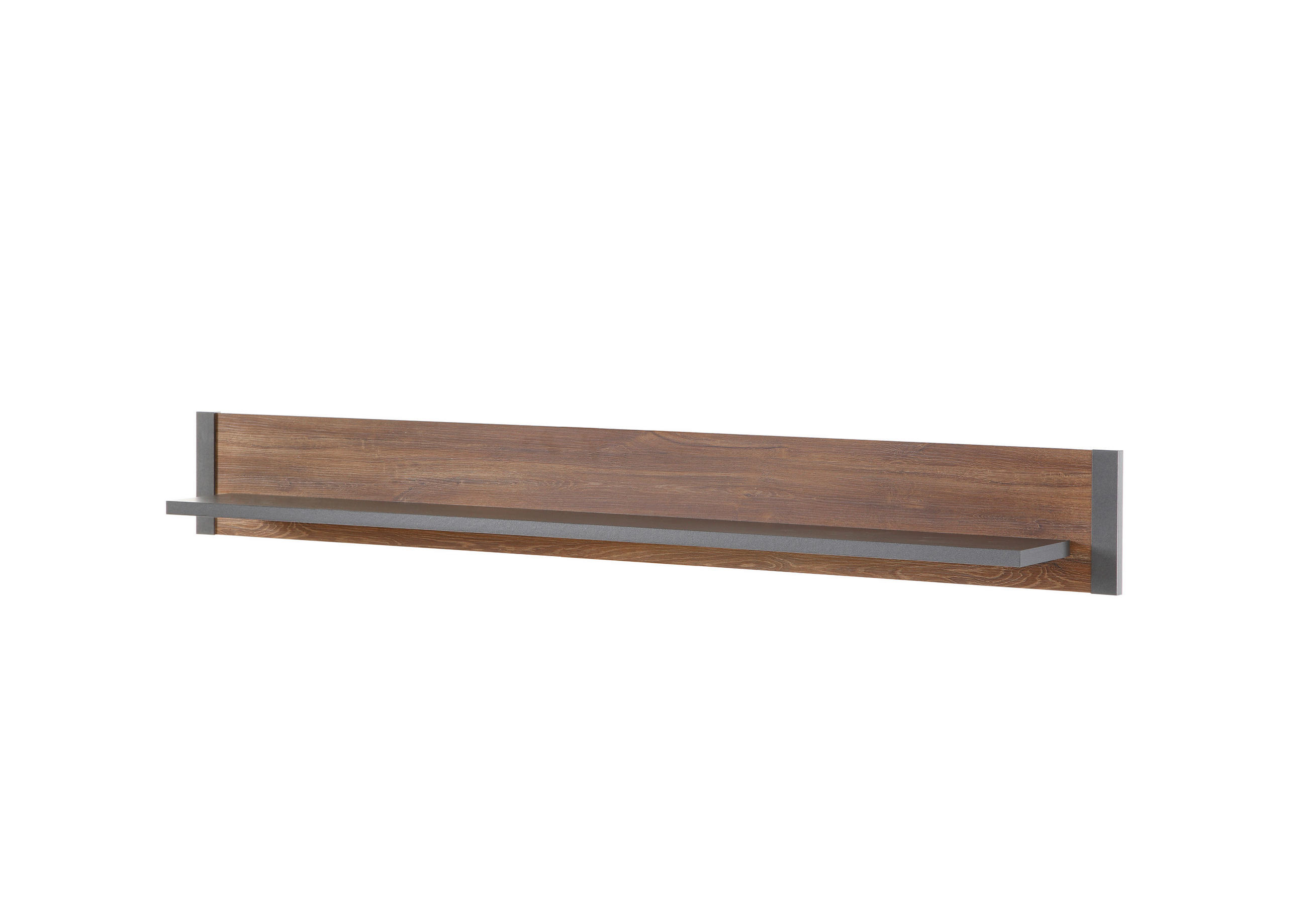 WANDBOARD I12 Stirling Oak & Matera 156/25/17 cm - Eichefarben, Holzwerkstoff (156/25/17cm) - Livojo
