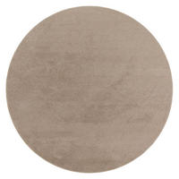 FLACHWEBETEPPICH Taupe Ø 200 cm - Taupe, Kunststoff (200/200cm) - TT Home