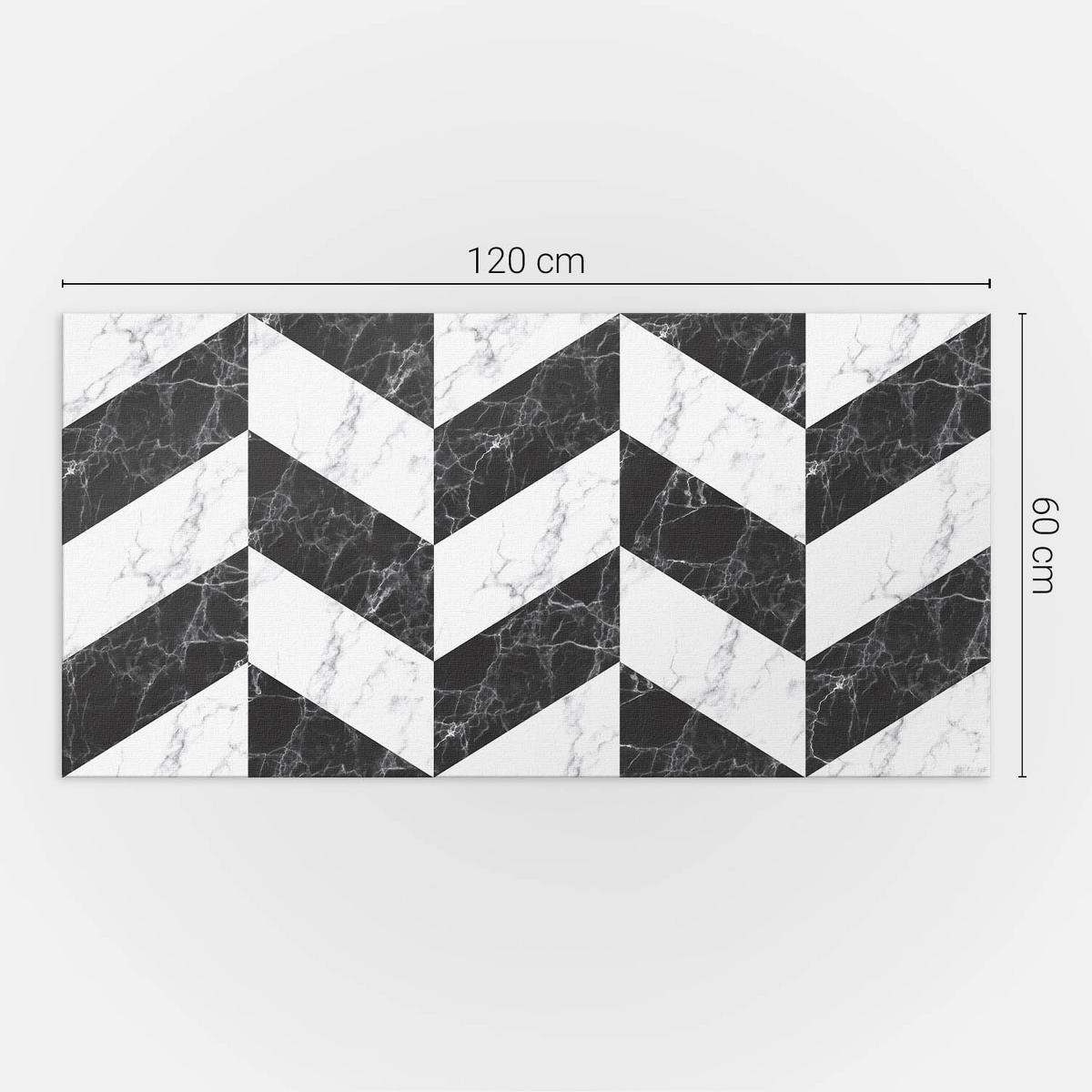 WANDPANEEL 120x60 cm selbstklebend Marelia - Graphitfarben, Kunststoff (60/1.6/120cm) - Wallfluent