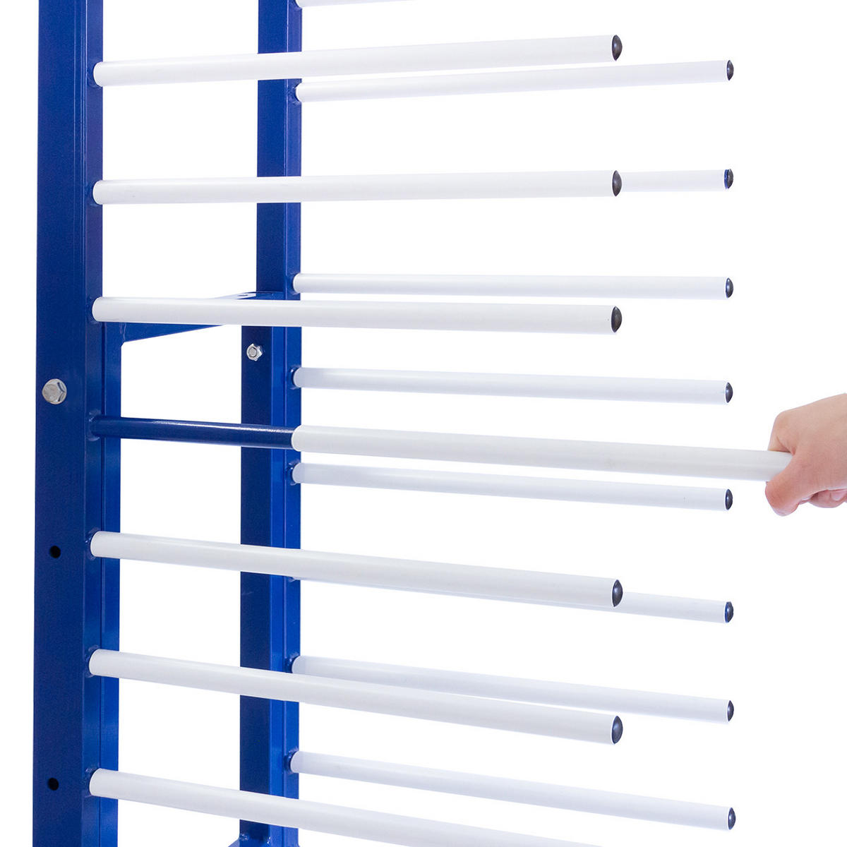 KOMBI-TROCKNUNGSWAGEN x 2 & Anschlussstück - Blau, Metall (65/181.5/59cm) - Monster Racking