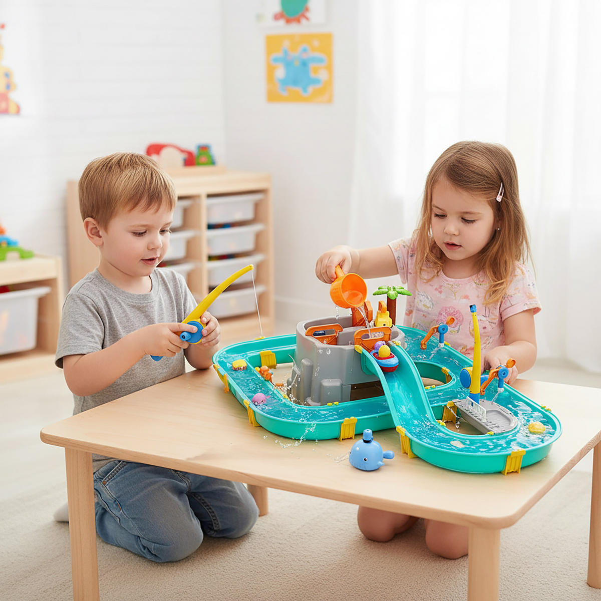 VODNÍDRÁHA - různobarevná, plast (71/101cm) - Relaxdays