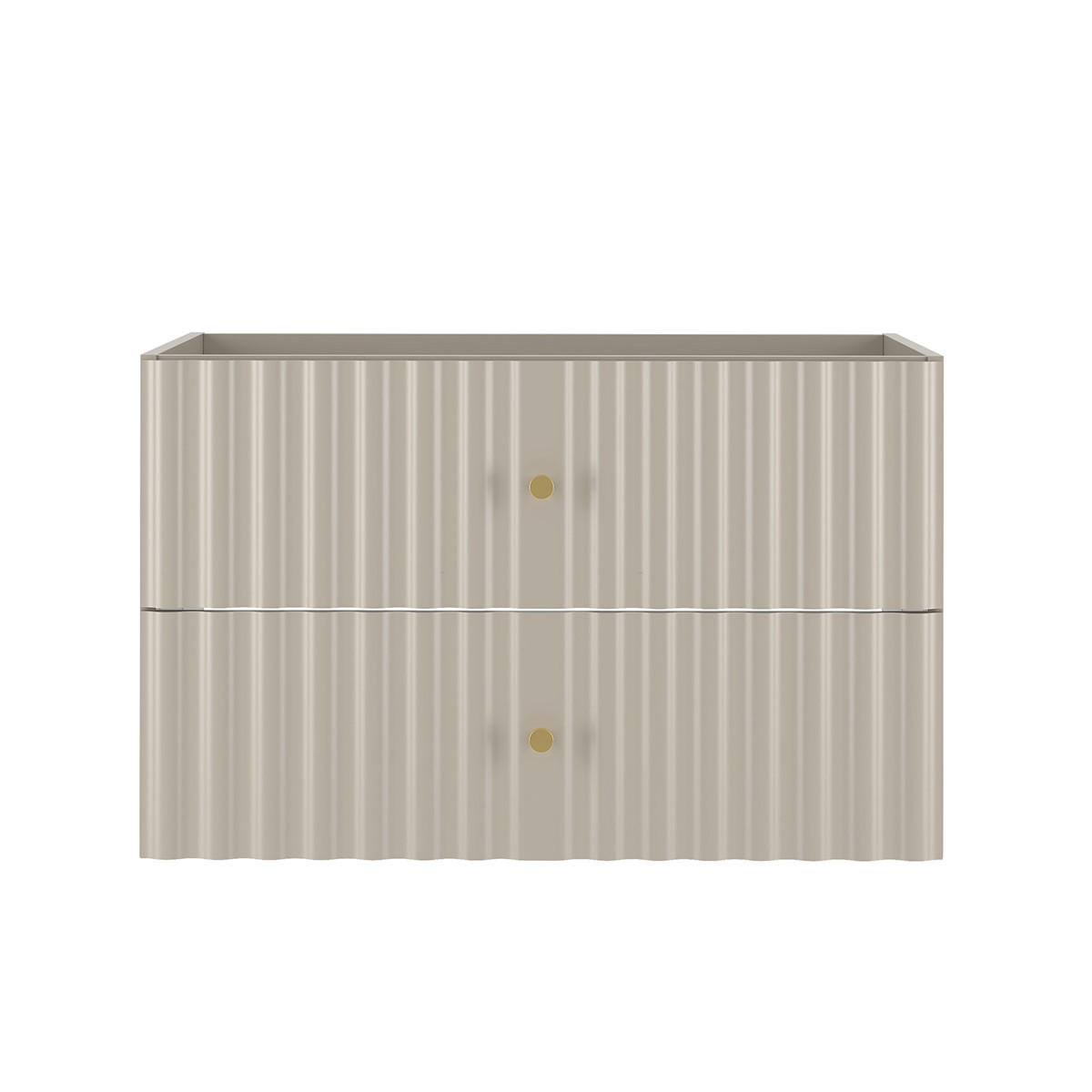 WASCHTISCHUNTERSCHRANK 80cm Izae Kaschmir - Beige, Holzwerkstoff (80/50/45.8cm) - Petits-meubles
