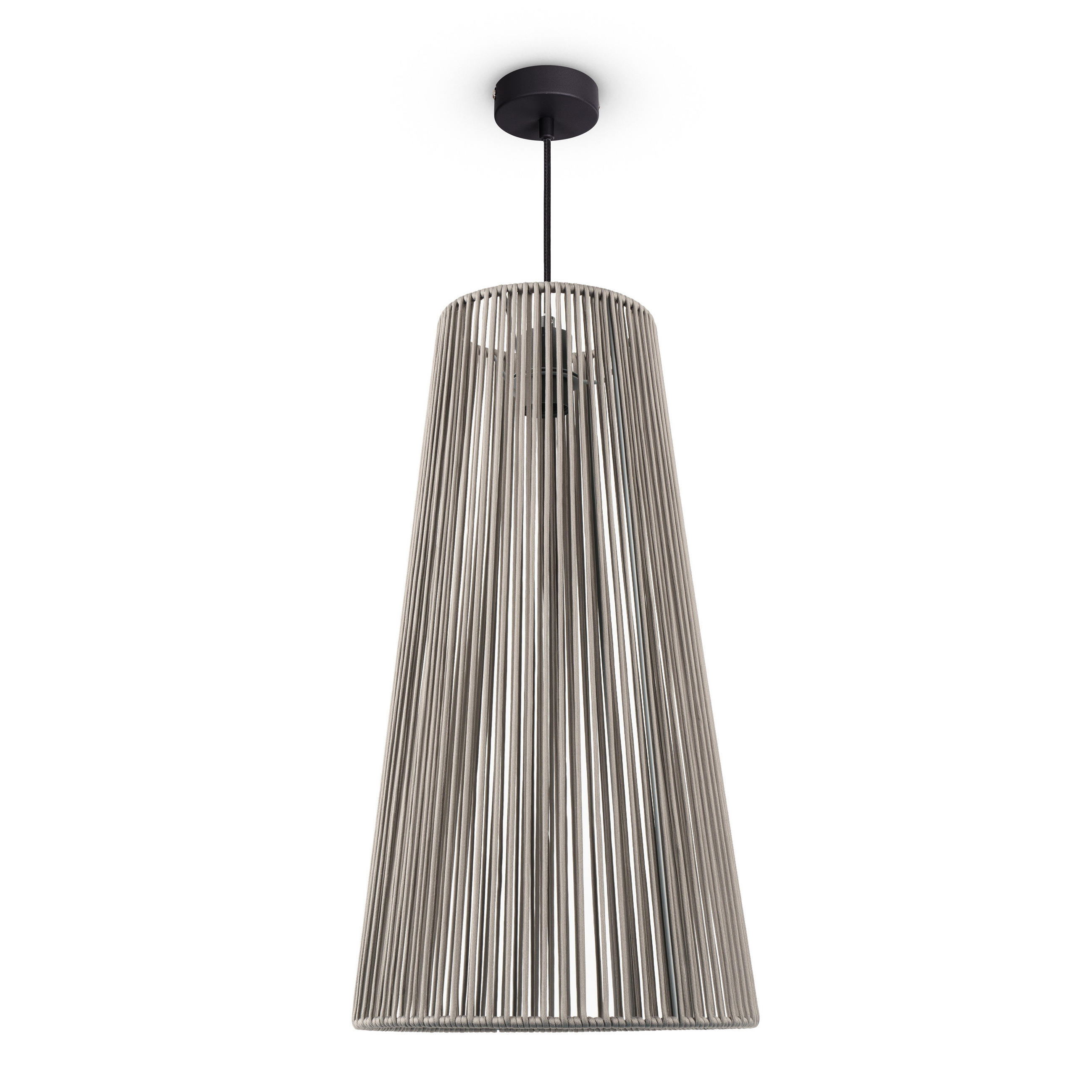 PENDELLEUCHTE Hugo Pd1 Mayve - Schwarz, Metall (32/32/60cm) - Paco Home