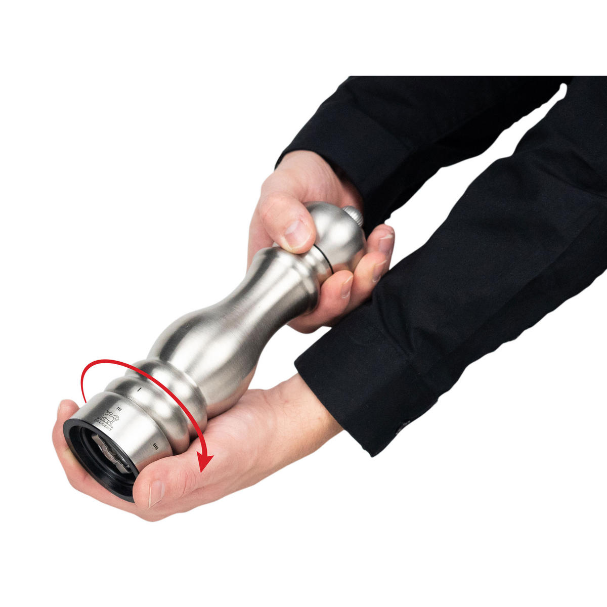 PFEFFERMÜHLE Paris Chef uSelect 22cm Edelstahl Stahlmahlwerk - Grau, Metall (6/22/6cm) - PEUGEOT