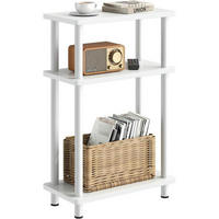 BEISTELLTISCH 3-stufig 40 x 18 x 61.5 cm Weiß - Weiß, Holzwerkstoff (40/18/61.5cm)