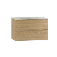WASCHTISCH 80cm Viggo Holz - Braun, Holzwerkstoff (80/50/45.8cm) - Petits-meubles