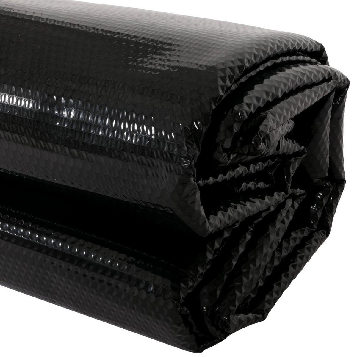 POOLABDECKUNG HxBxT 0,02x457x457cm rund 4,57m schwarz Stärke: 200 µm - Schwarz, Kunststoff (457/457cm) - PROREGAL