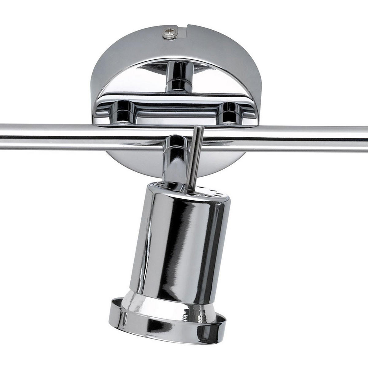 LED DECKENLEUCHTE HOORN Chrom Silber - Silberfarben, Metall (43/8/14cm)