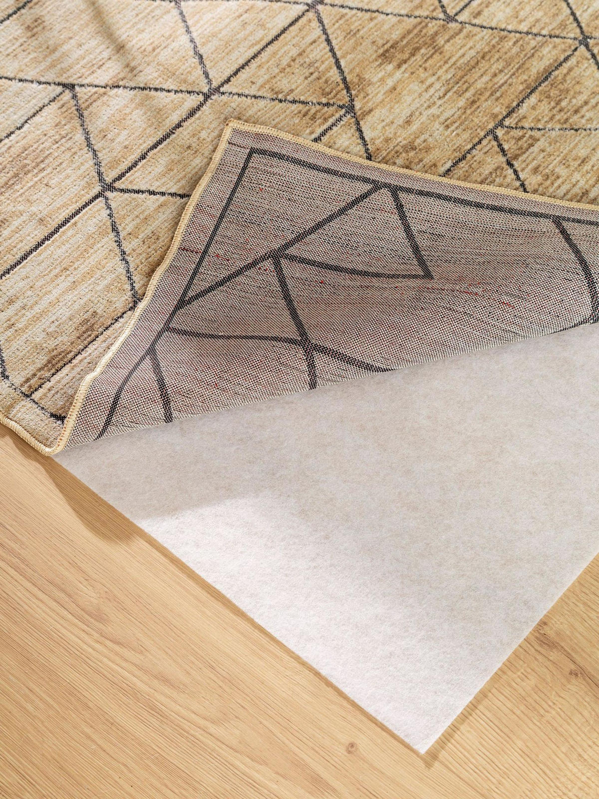 TEPPICH Teppich Daisy Beige - Beige, Textil (100/1cm) - KUNSTLOFT