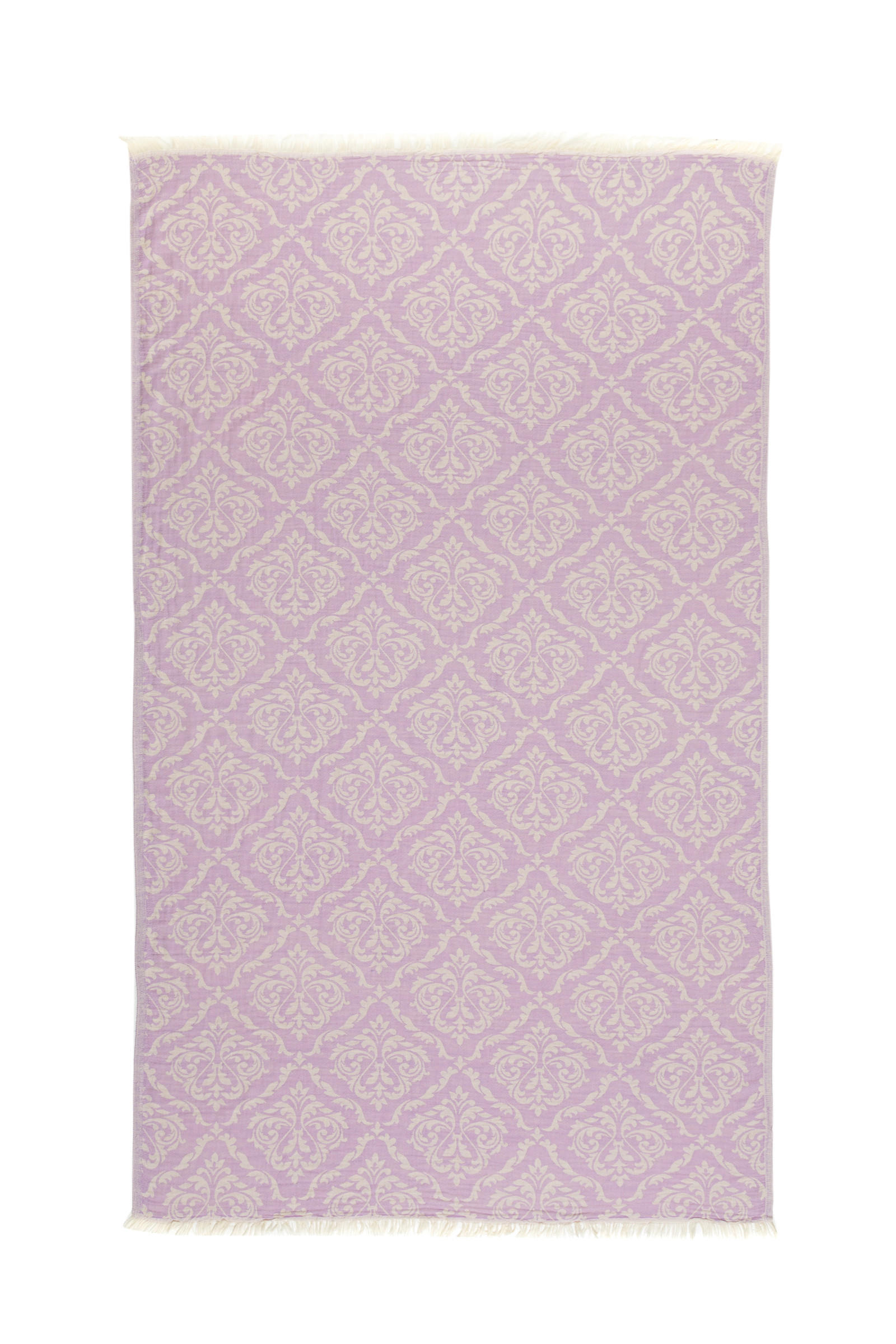 HAMAMTUCH Barok 100% Baumwolle 100x180 Lila - Lila, Textil (180/100cm) - Villa Möbel