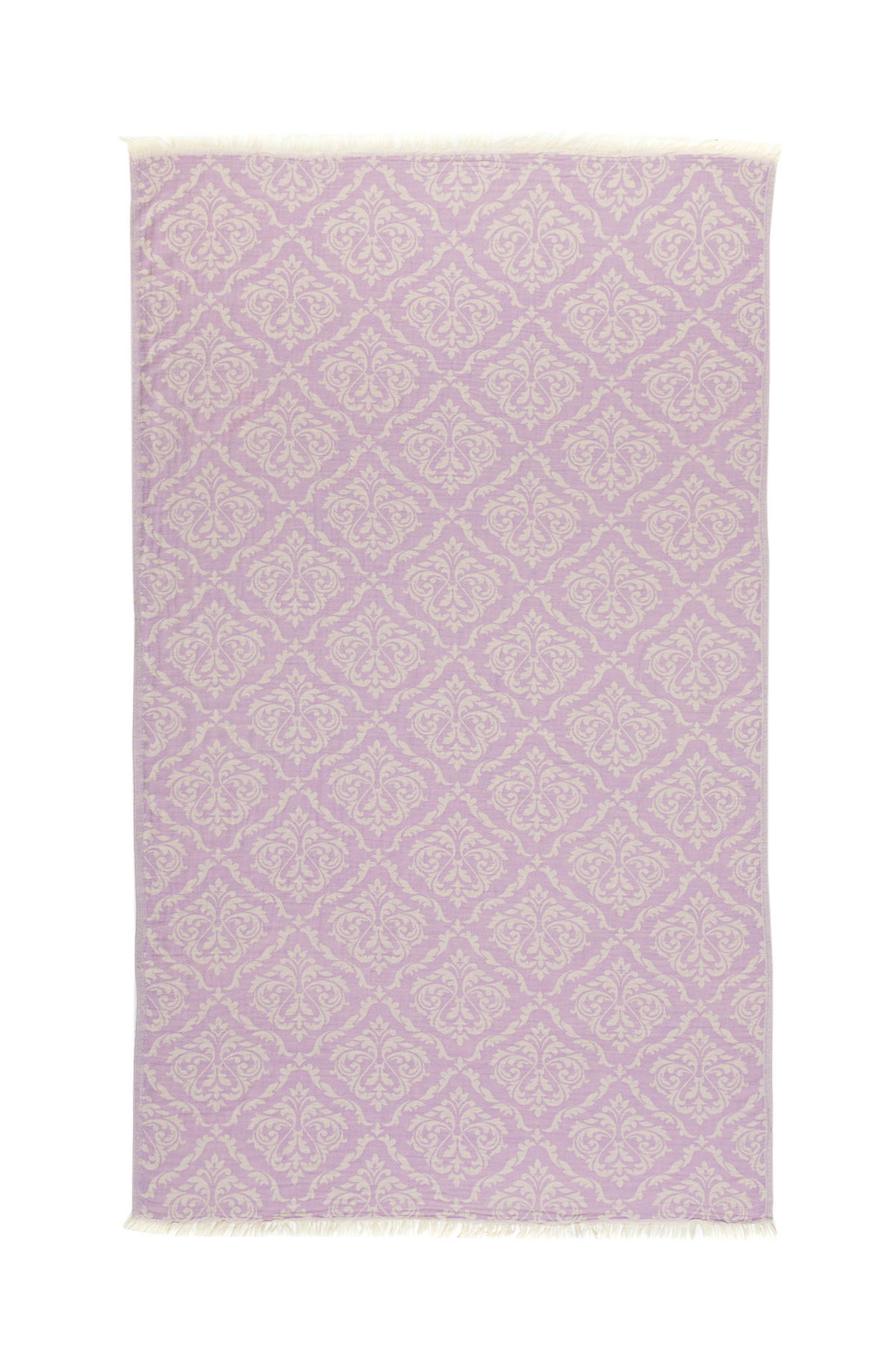 HAMAMTUCH Barok 100% Baumwolle 100x180 Lila - Lila, Textil (180/100cm) - Villa Möbel
