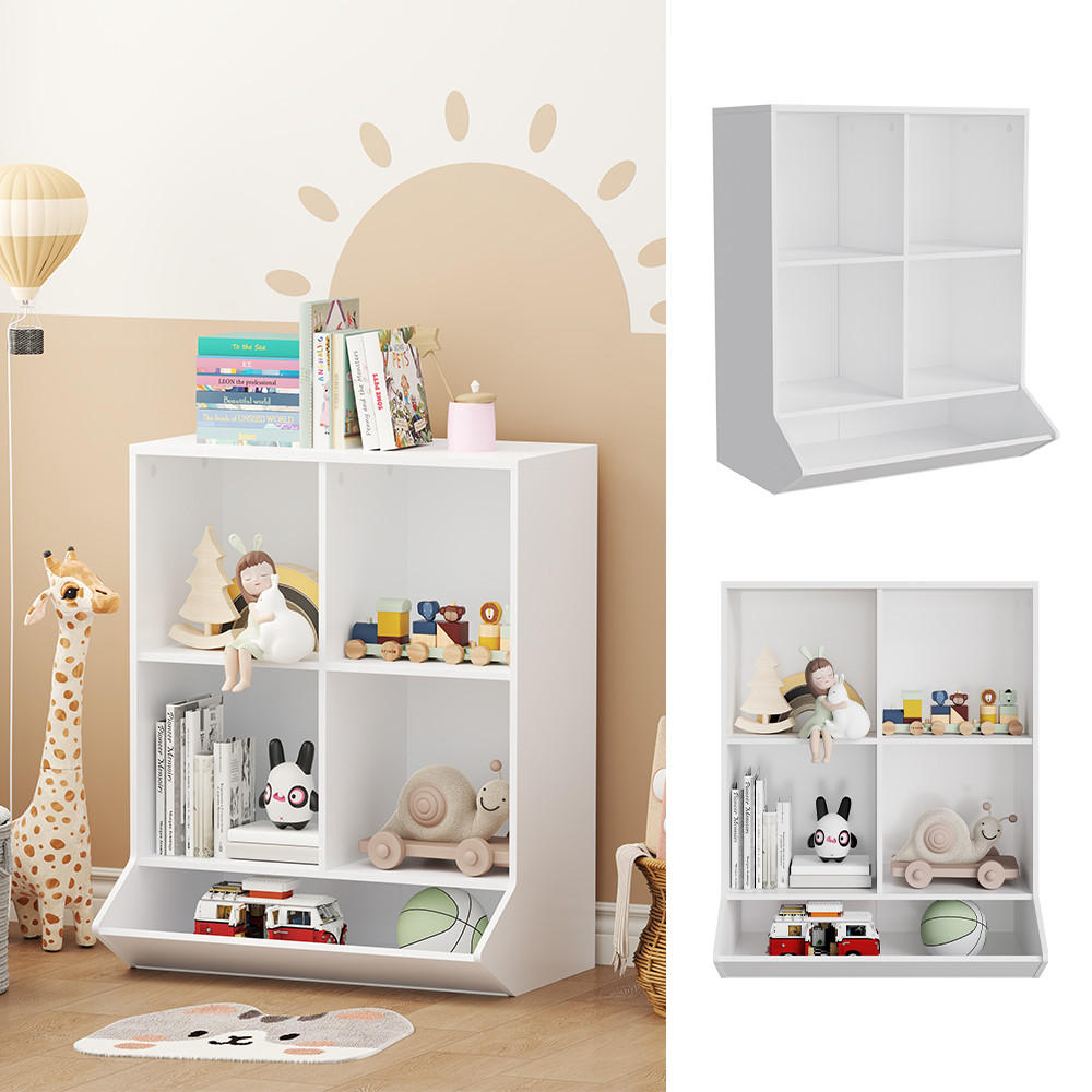 KINDERREGAL Conny Weiß 65.5 x 82.5 cm - Weiß, Holzwerkstoff (65.5/82.5/31cm) - Vicco