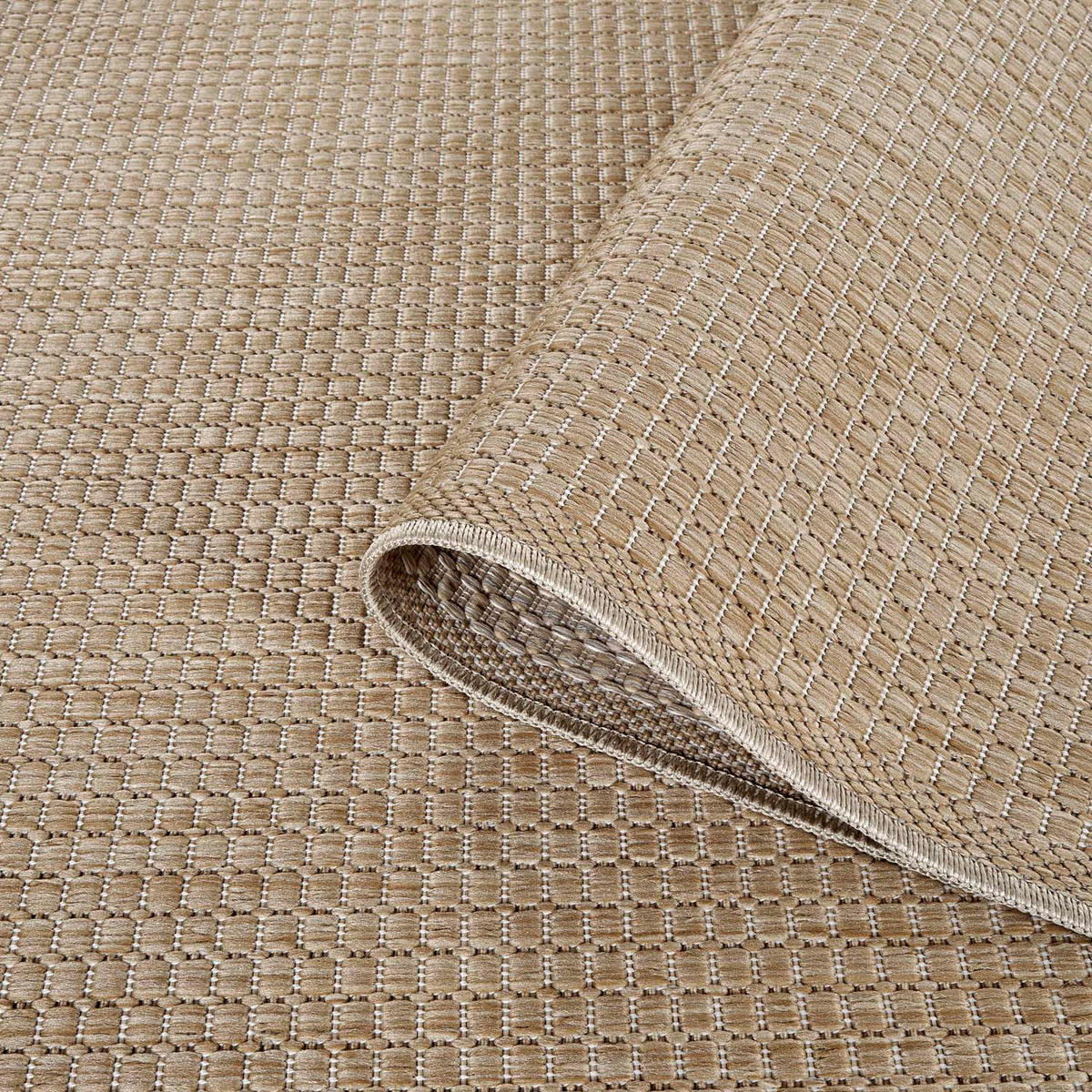 OUTDOOR-TEPPICH 092 Braun Wetterfest 200x290 cm - Braun, Textil (200/290cm) - carpet city