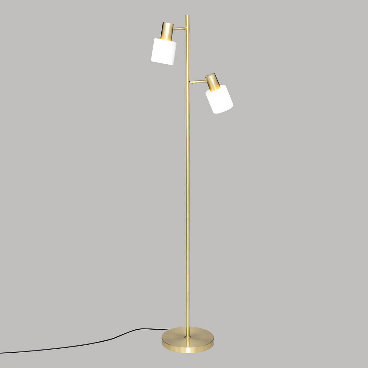 STEHLEUCHTE Tais 143 cm - Goldfarben, Metall (28.5/23/143cm) - Atmosphera Createur d´interieur