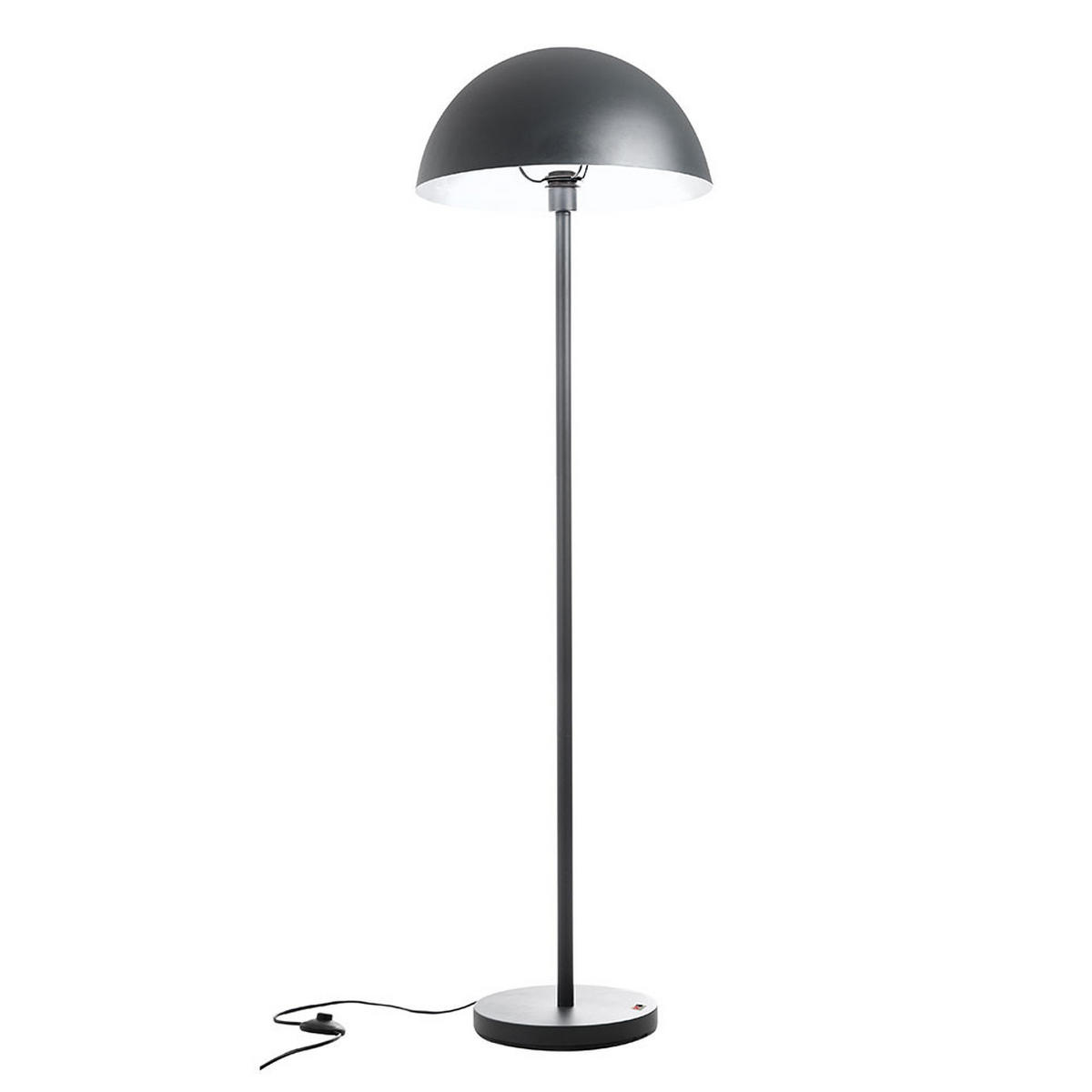 LED STEHLEUCHTE Alu Dunkelgrau Matt - Grau, Metall (45/45/145cm)