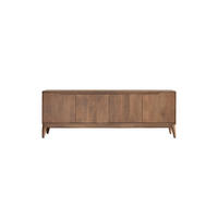 TV-SCHRANK Gabrielle Dunkelbraun aus Mango - Dunkelbraun, Holz (160/56/40cm) - Tikamoon