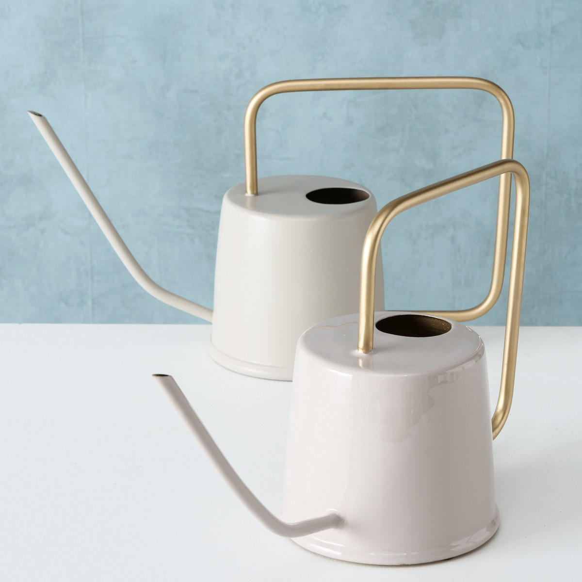 GIESSKANNE Metall Jaryn 23 cm - Grau, Metall (15/23/39cm) - Boltze Home