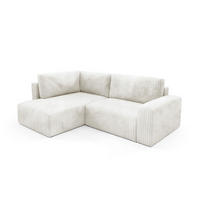 ECKSOFA Angela 4 Sitzplätze Weiß - Weiß, Holz (245/182cm) - Petits-meubles