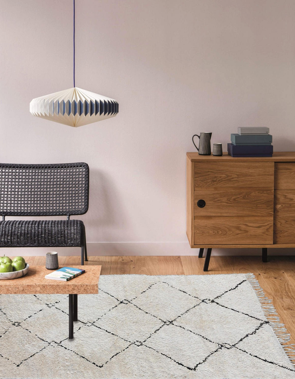 BERBERTEPPICH aus Ifran-Wolle beige - Beige, Naturmaterialien (250/350cm) - AFK Living