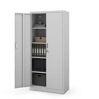 AKTENSCHRANK Jan Compact - Grau, Metall (80/175/40cm) - Jan Nowak