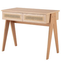 SCHREIBTISCH - Braun, Naturmaterialien/Holz (50/90/76cm) - home24