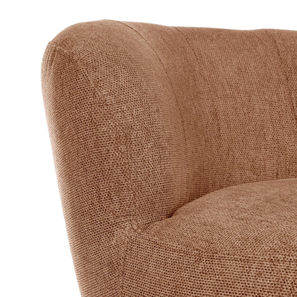 KINDERSESSEL Kayla Flachgewebe hellbraun - Hellbraun, Kunststoff (55/61/50cm) - 58aufmkessel