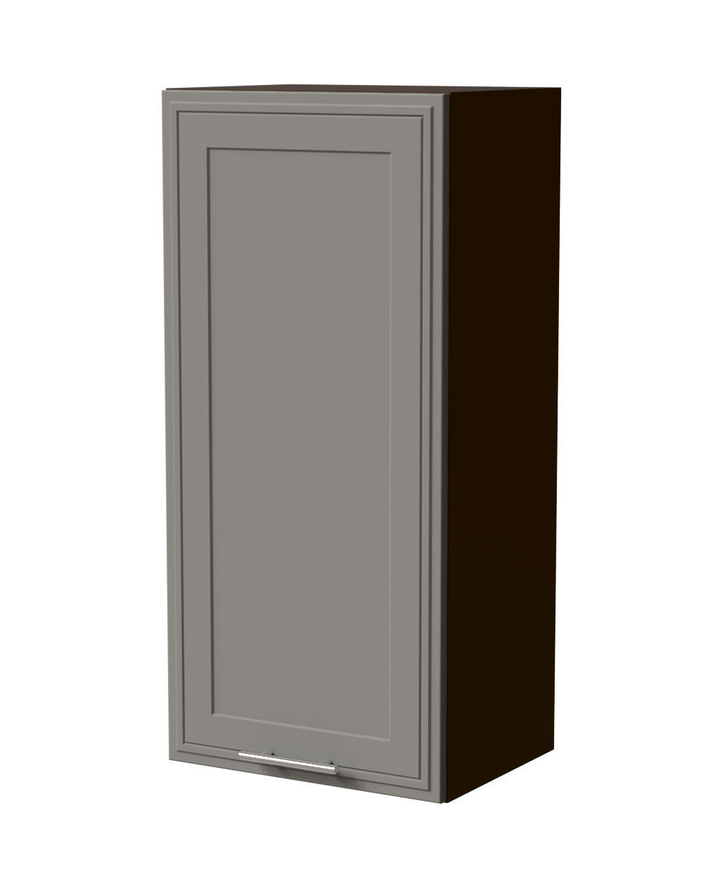 HÄNGESCHRANK Salo W4/45 Lava / Dust Grey Matt 45 / 32,5 / 96cm - Dunkelgrau/Grau, Holz/Holzwerkstoff (45/96/32.5cm) - Feldmann-Wohnen