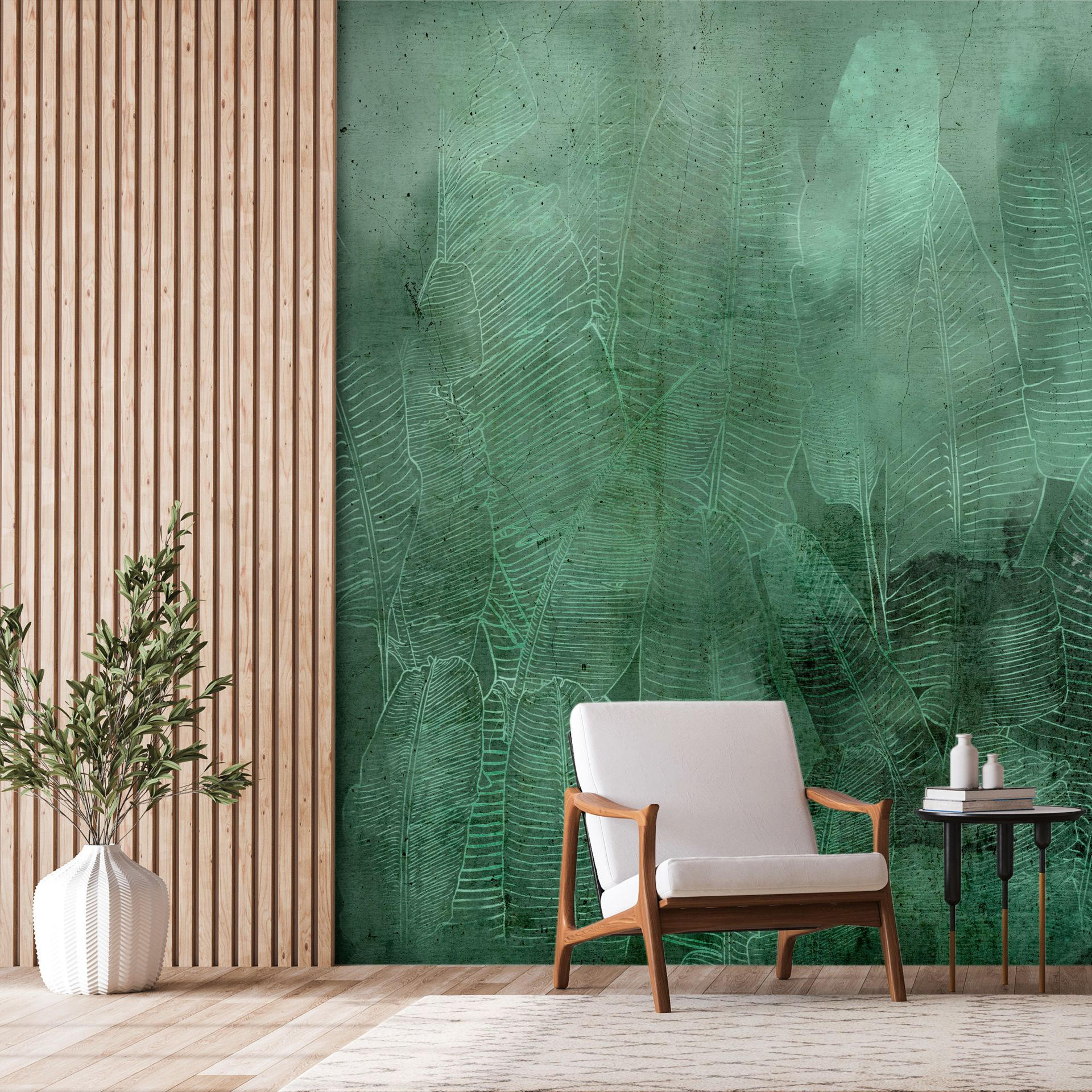 VLIESTAPETE Grün 250/175 cm - Grün, Textil (250/1cm) - KUNSTLOFT