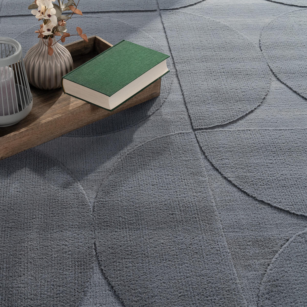KURZFLORTEPPICH 240/340 cm Lelystad 526 - Anthrazit, Textil (240/340cm) - Paco Home