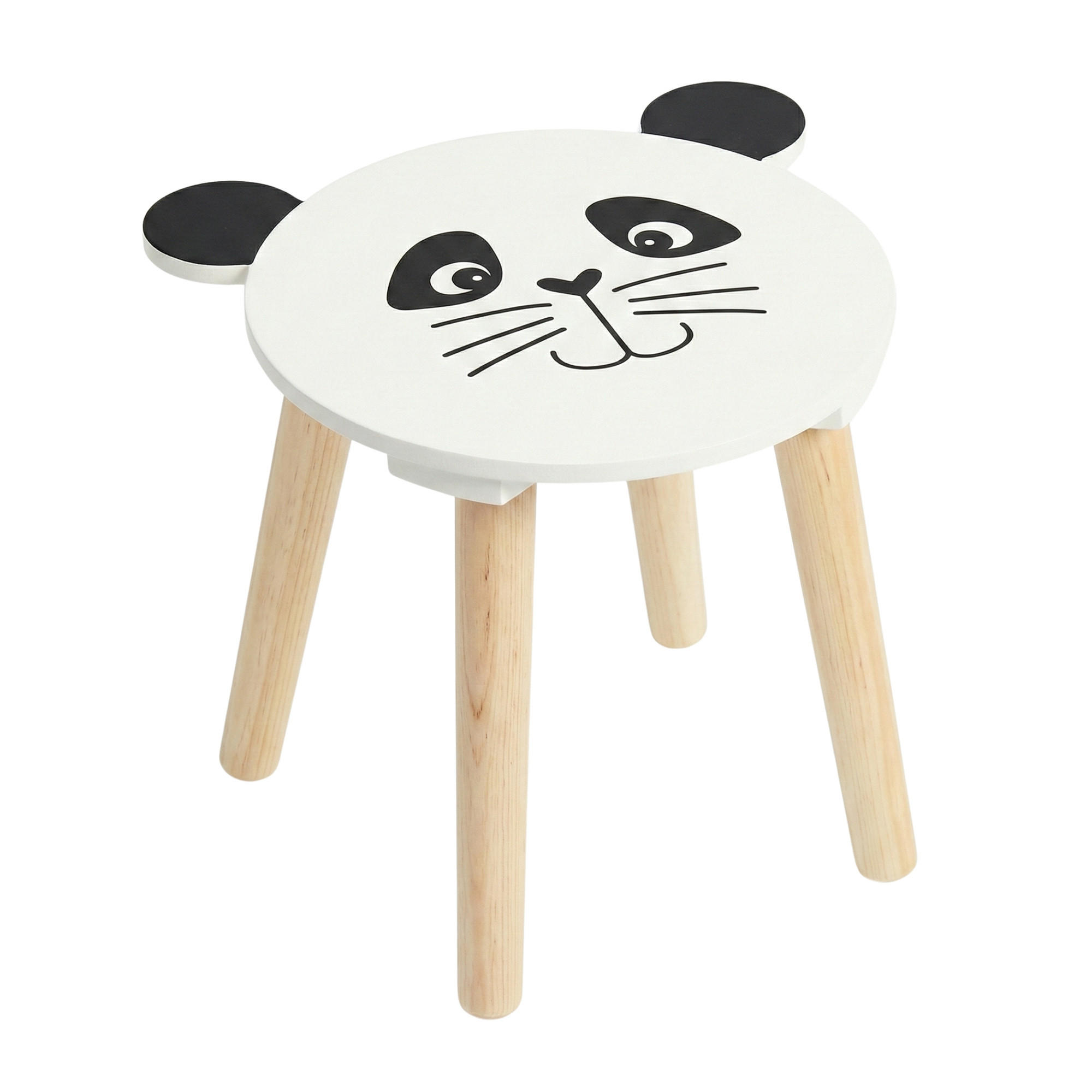 Home Styling Collection Kinderhocker Weiß 28x27x28 cm