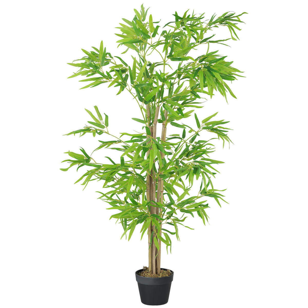 KÜNSTLICHER BAMBUS groß 150cm - Grün, Kunststoff (150cm) - Outsunny