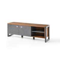 LOWBOARD I12 Stirling Oak & Matera 156/53/39 cm - Eichefarben, Holzwerkstoff (156/53/39cm) - Livojo