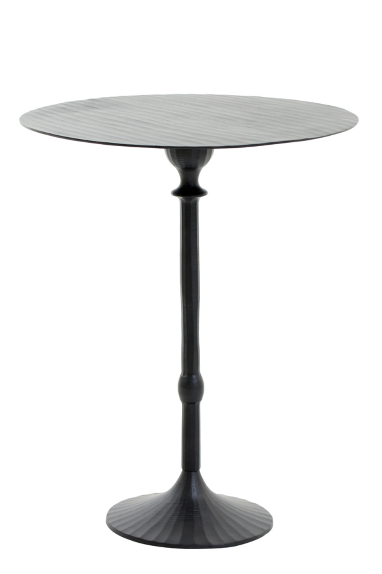 BEISTELLTISCH Janna Schwarz Ø50/60 cm - Schwarz, Metall (50/50/60cm) - Light & Living