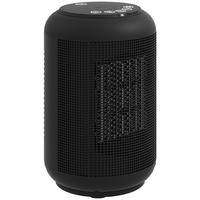 HEIZLÜFTER DE-17068 PTC-Keramik 1500 W Schwarz - Schwarz, Kunststoff (14/21.5/14cm) - ComfortXL