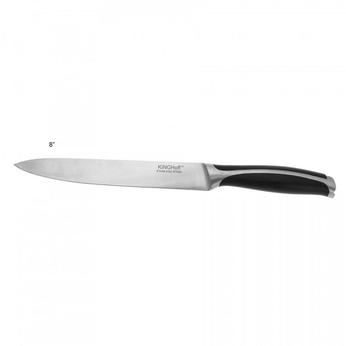 KÜCHENMESSER Schwarz 33/2/33 cm KH3429 - Schwarz, Metall (33cm) - Kinghoff 