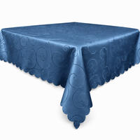 TISCHDECKE 110/140 cm Ornamente Königsblau - Blau, Textil (110/140cm) - TiborTex