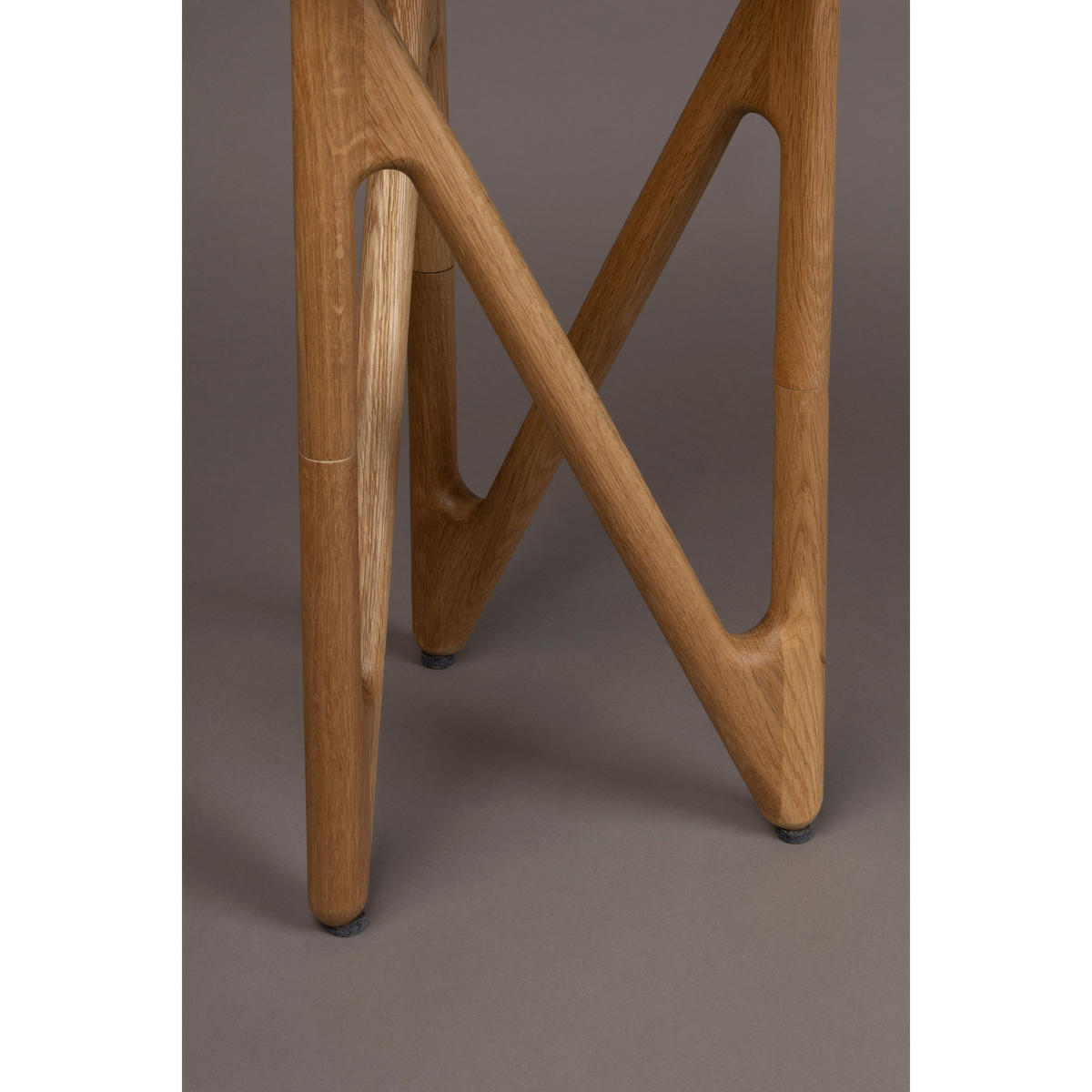 BEISTELLTISCH Naia Rund 40 cm Natural - Klar, Glas (40/40/50cm) - Dutchbone