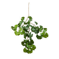 KUNSTPFLANZE Künstlicher Gingko-Zweig - Gabriele 60 cm - Grün, Kunststoff (60cm) - aplanta