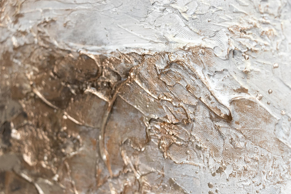 GEMÄLDE Ästhetik Schattenfugenrahmen Weiß 140x70 cm - Weiß, Holz (140/70cm) - YS-art gallery