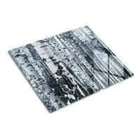 GLASPLATTE 60x52 cm Birken - Weiß, Glas (60/0.4/52cm) - TULUP