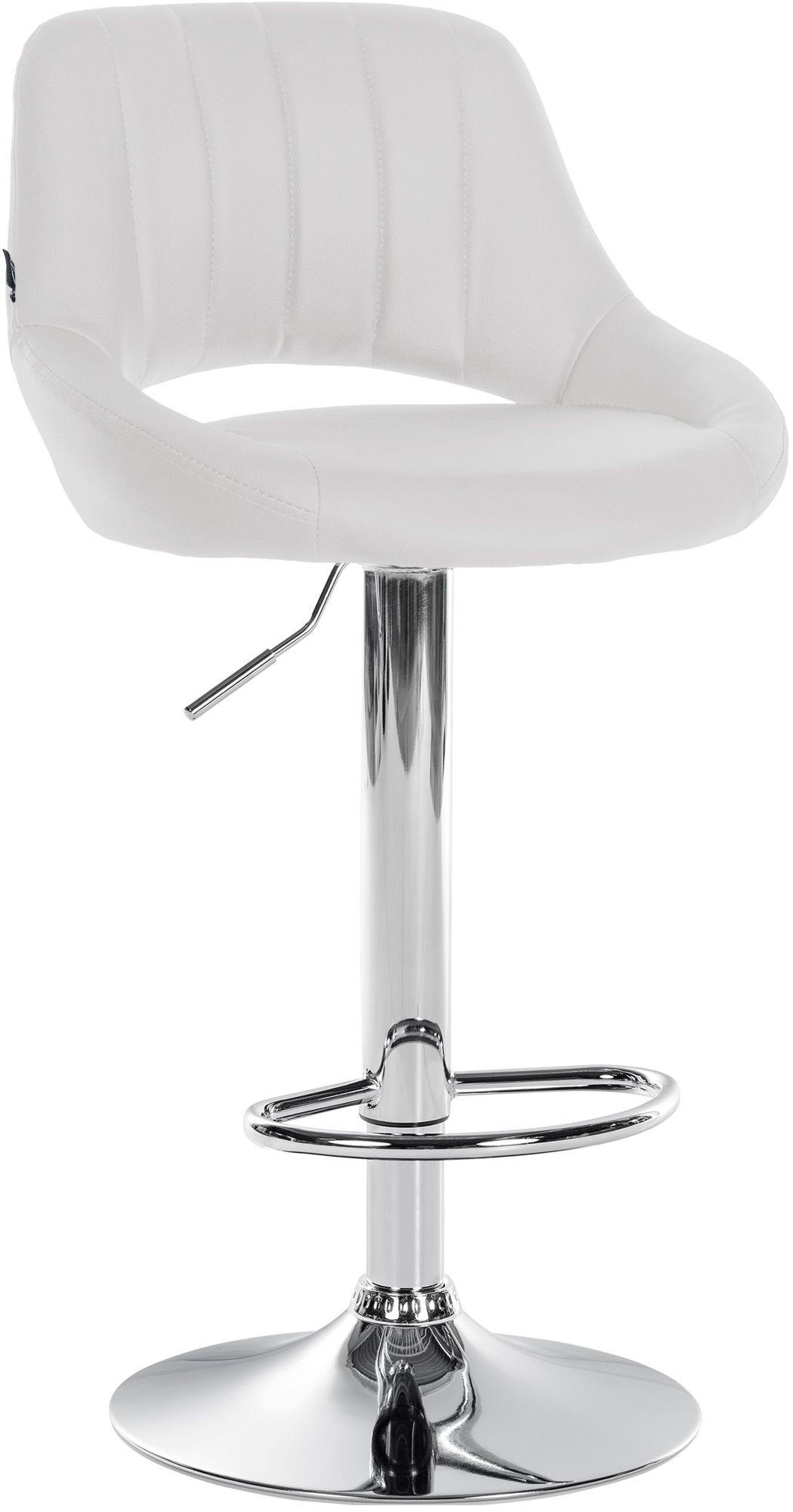 furnicato Barhocker Weiß 47x85x48 cm