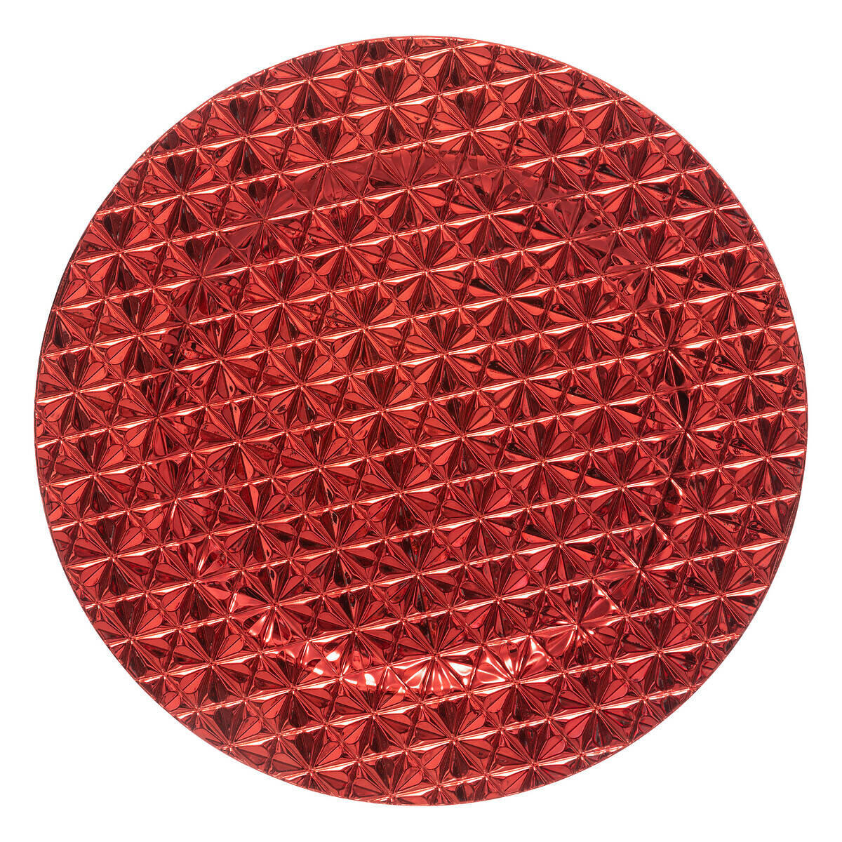 UNTERTELLER Ø 33 cm - Rot, Kunststoff (33cm) - Atmosphera Createur d´interieur