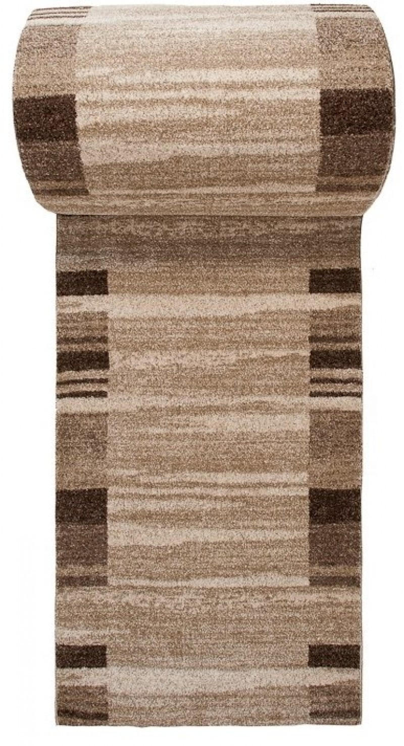 LÄUFER SARI Taupe 70/1400 cm - Taupe, Textil (70/1400cm) - Tapiso