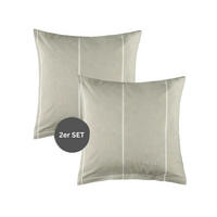 RENFORCÉ KISSENBEZÜGE HARPLINES - Grau, Textil (40/40cm) - Esprit
