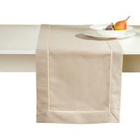 TISCHLÄUFER Tideno - Beige, Textil (180/40/1cm) - home&you