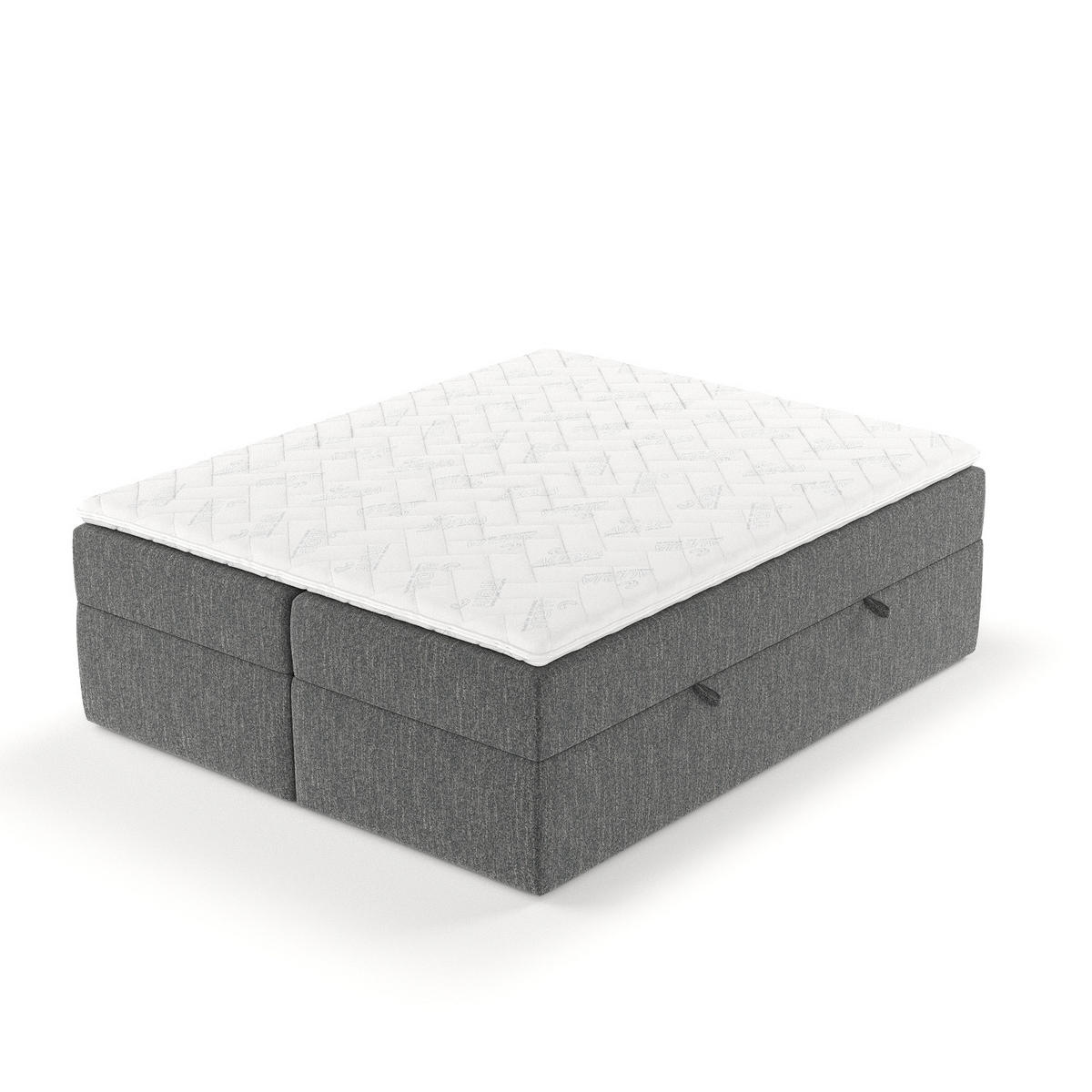 BOXBETT Yoko Schwarz 160/200 cm - Schwarz, Holz/Holzwerkstoff (160/200cm) - Maison de Reve