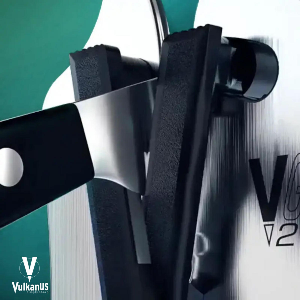 MESSERSCHÄRFER Ersatzteil Set für VG2 - Schwarz, Kunststoff - Vulkanus