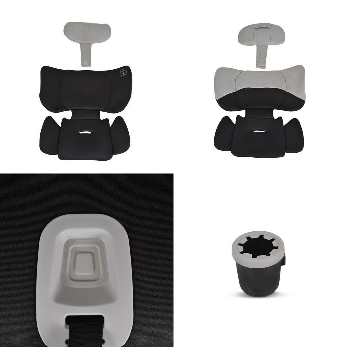 KINDERSITZ Force i-Size (76-150cm) grau Isofix, Getränkehalter, Top Tether - Grau, Kunststoff (44/57/46cm) - Cangaroo